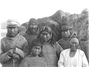 Grønlændere fra Angmagssalik, 1908