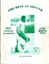 The Best in Soccer : 1975 National Champions : USF Dons 1976