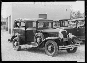 Pontiac sedan - Calvin M. Chrismore, owner, Southern California, 1932