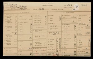 WPA household census for 1328 E 21ST ST, Los Angeles