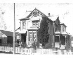 Percival/Potter home, Petaluma, California, about 1895