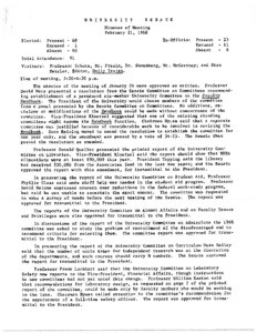 USC Faculty Senate minutes, 1968-02-21
