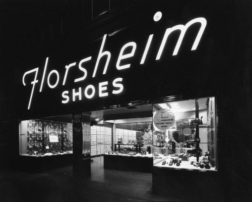 Florsheim shoe stores, interiors and exteriors, view 3
