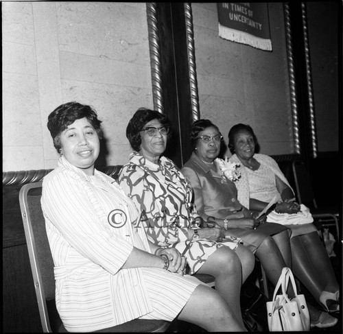 Four women, Los Angeles, ca. 1965