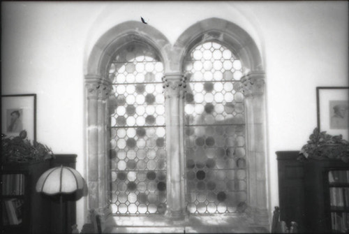 Window in Holbein Room of Denison Library, Scripps College