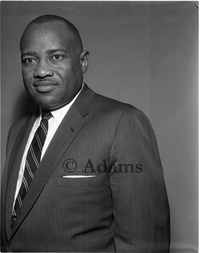 Portrait of Reverend Earl Amos Pleasant, Los Angeles, 1963