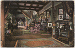 [Interior of Paul de Longpre's home]