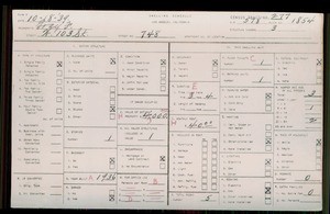WPA household census for 748 W 103RD ST, Los Angeles County