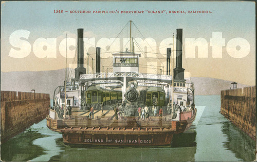 Southern Pacific Co's Ferryboat, Solano, Benicia, California