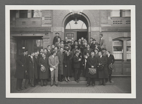 [Group portrait including Otto Stern.]