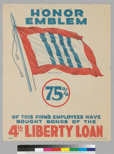 Honor Emblem of His Firm's Employees have bought bonds of the 4th Liberty Loan