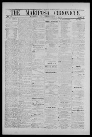 Mariposa Chronicle 1854-09-08