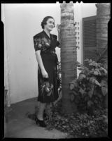 Barbara Sage celebrates her 21st birthday, San Marino, 1938