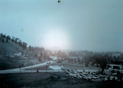 Photograph of a trailer park on Coyote Pass Road