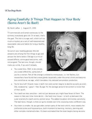 Aging Casefully: 9 Things That Happen to Your Body (Some Aren’t So Bad!)
