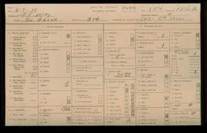 WPA household census for 314 S OLIVE, Los Angeles