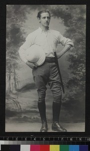 Formal portrait of missionary, West Indies ca. 1910/1920