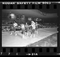 Los Angeles T-Birds roller derby game, 1983