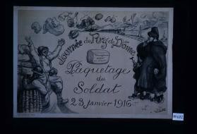 Journee du Puy de Dome. Paquetage du soldat, 23 janvier 1916. Vercingetorix - soldat au front