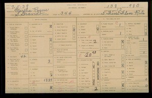WPA household census for 344 S GRAND AVENUE, Los Angeles