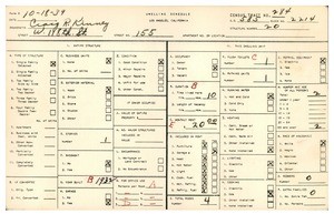 WPA household census for 155 WEST 118TH STREET, Los Angeles County
