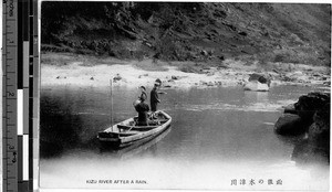 Kizu river after a rain, Japan, ca. 1920-1940
