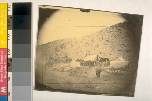 Marl Spring [or, a mining camp in Eldorado Canyon]