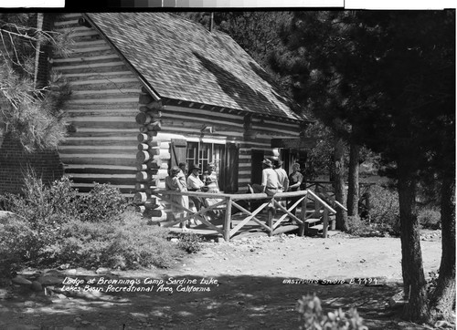 Lodge at Browning's Camp, Sardine Lake, Lakes Basin Recreational Area, California