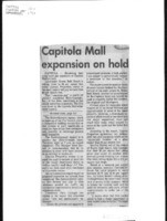 Capitola Mall expansion on hold