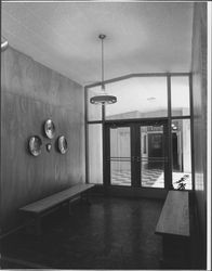 Hallway at City Hall, Petaluma, California, 1955
