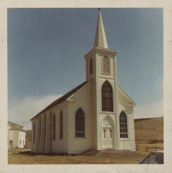 View of St. Teresa of Avila Catholic Church, Bodega, California, July, 1967