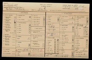 WPA household census for 821 W 42ND, Los Angeles County