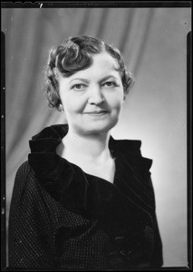 Portrait of Jane Hoyt, Woodbury College, Southern California, 1935