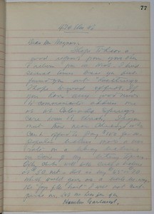 Hamlin Garland, letter, 1902-06?, to Charles L. Wagner