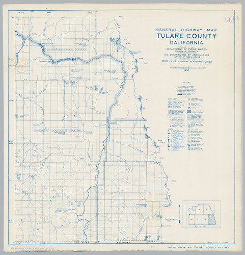 General Highway Map, Tulare County, Calif. Sheet 1