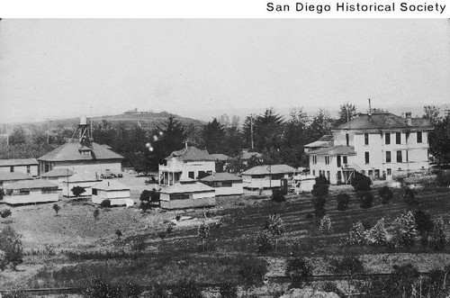 View of a La Mesa tuberculosis hospital