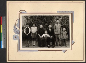 Family of Chinese colleague, Shaoxing, Zhejiang, China, 1941