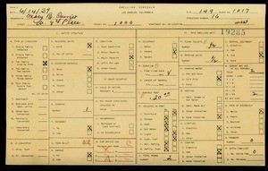 WPA household census for 1000 W 8TH, Los Angeles