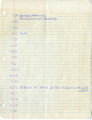 Handwritten notes by Bruce Herschensohn, titled "Schedule for June 14-30"