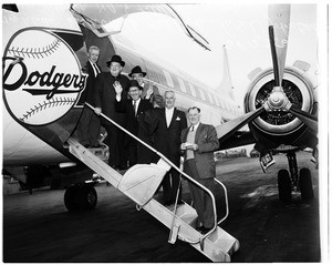 Baseball--Dodgers leave, 1957