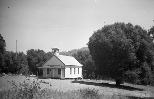 School house in Rackerby, Yuba County, California, SV-929