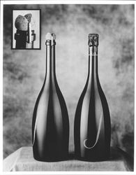 Two magnums of Jordan Sparkling Wine, Healdsburg, California, about 1992