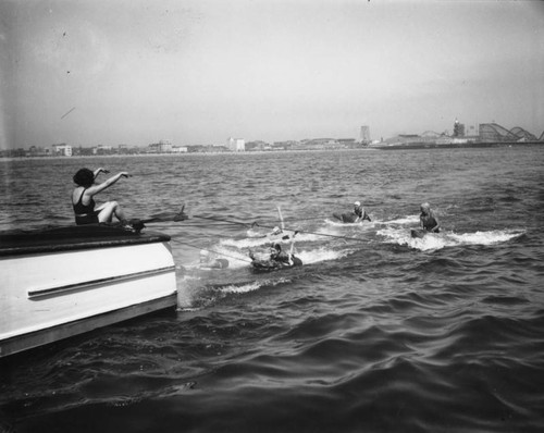 Aquaplaning at Long Beach, view 2