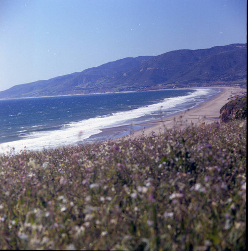 Malibu coast west of Point Dume, circa 1969