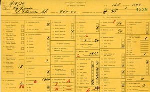 WPA household census for 940 S FLOWER, Los Angeles