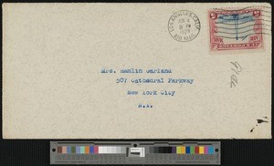 Constance Harper, envelope, 1929-06-04, to Zulime Garland