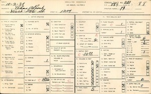 WPA household census for 1207 WEST 256TH STREET, Los Angeles County