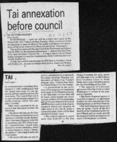 Tai annexation before council