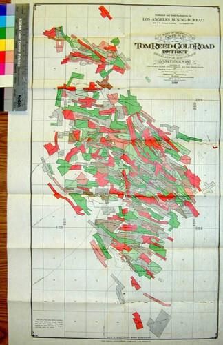 Haff and Colwell group map of the Tom Reed Gold Road District Mohave County Arizona / Compiled from personal surveys, official records and other reliable sources, by Haff & Colwell, U.S. mining surveyors