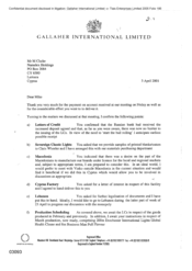 [Letter from Norman BS Jack to M Clarke regarding Payments on Account]